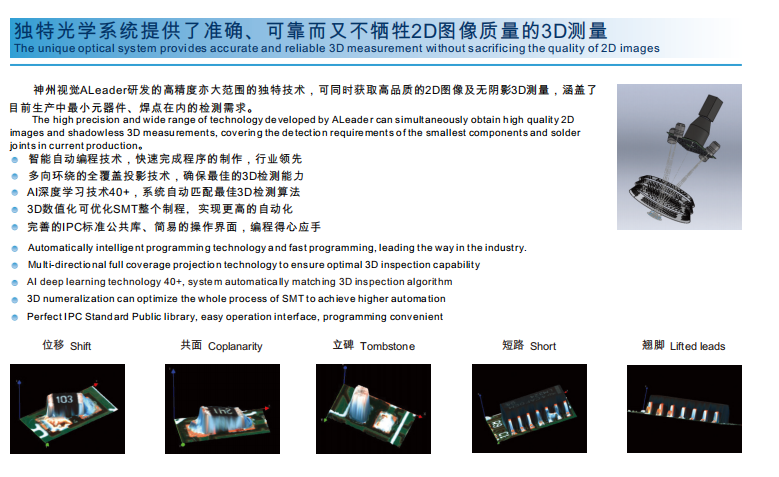 ALD87 Series 3D AOI Automatic Optical Inspection Machine